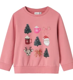 Sweatshirt - NmfRomia - Wild Rose|Name It Online