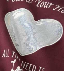 Sweatshirt - NmfSakkina - Burgundy|Name It Hot