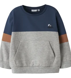 Sweatshirt - NmmOdie - Insignia Blue|Name It Outlet