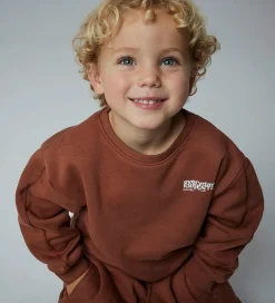 Sweatshirt - NmmOkian - Carob Brown|Name It Clearance