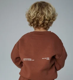 Sweatshirt - NmmOkian - Carob Brown|Name It Clearance