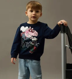 Sweatshirt - NmmOlin Peppa Pig - Navy Blazer|Name It Sale