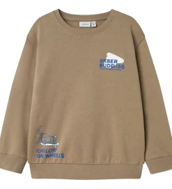 Sweatshirt - NmmOrling - Roasted Cashew|Name It Outlet