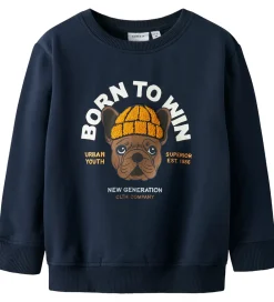 Sweatshirt - NmmRiguna - Navy Blazer|Name It Hot