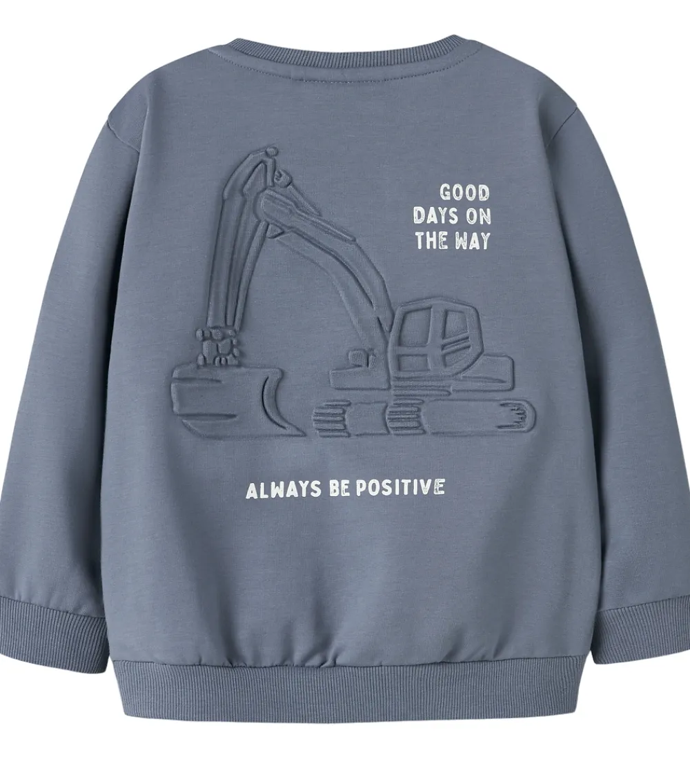 Sweatshirt - NmmSlade - Flint Stone|Name It Online