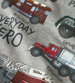 Sweatshirt - Tonka - NmmOrson - Grey Melange|Name It Discount