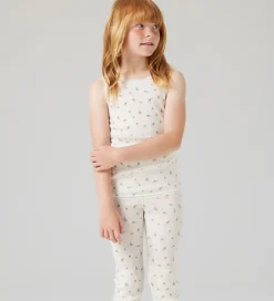 Tanktop - Uld - NkfWang - Snow White/Small flowers|Name It New