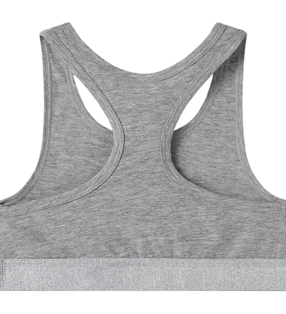 Toppe - Noos - NkfShort - 2-pak - Sort/Gråmeleret|Name It