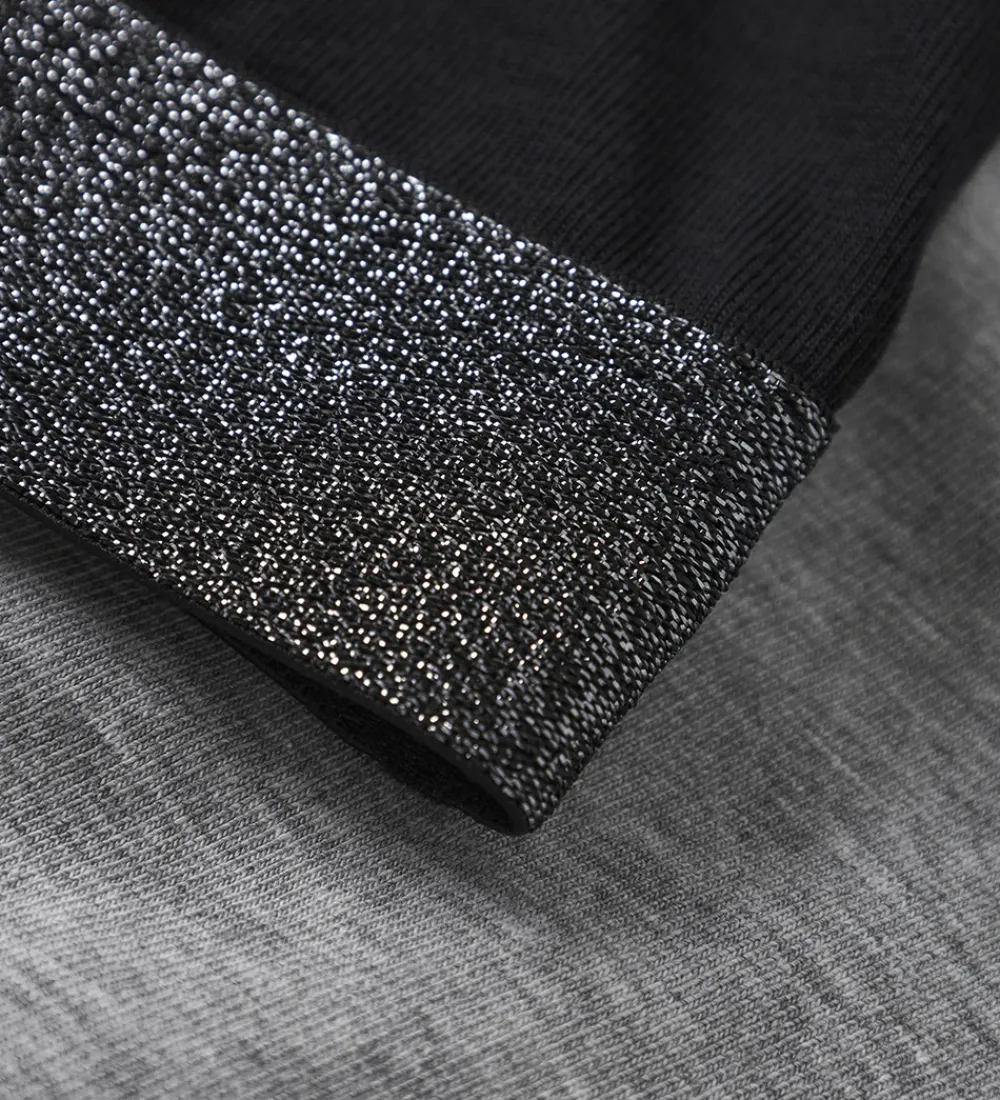 Toppe - Noos - NkfShort - 2-pak - Sort/Gråmeleret|Name It