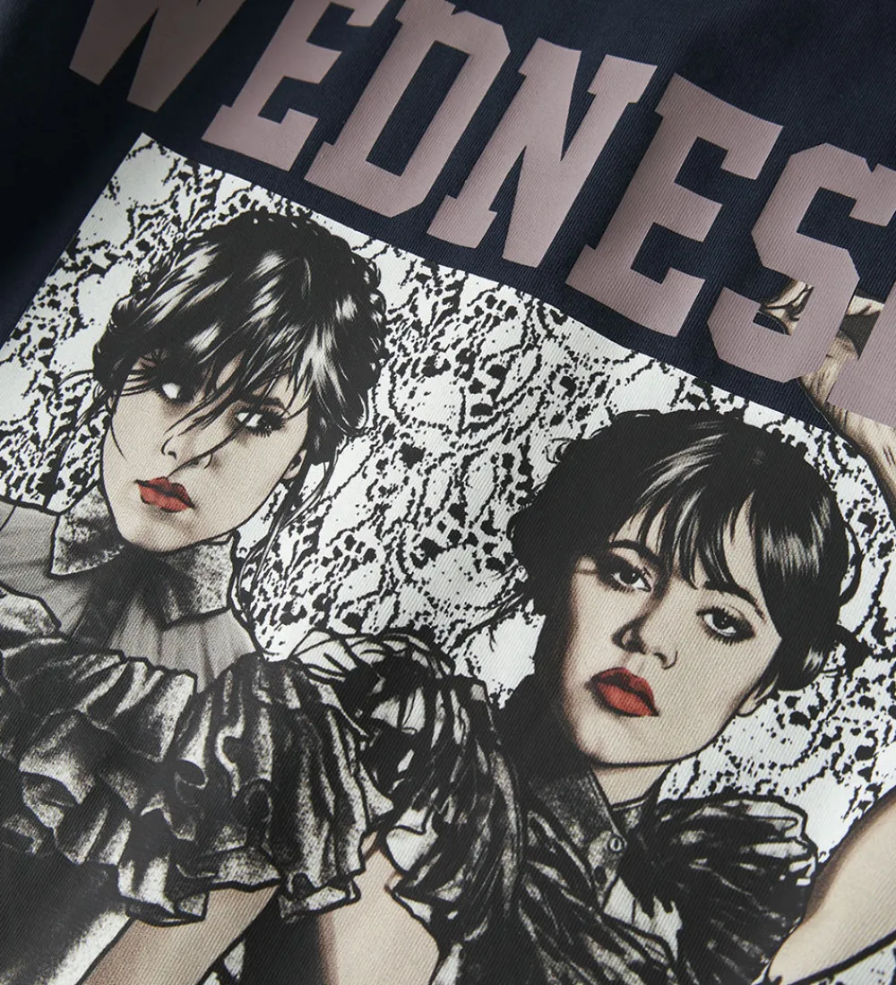 T-shirt - NkfAkara - Wednesday - Navy Blazer|Name It Sale