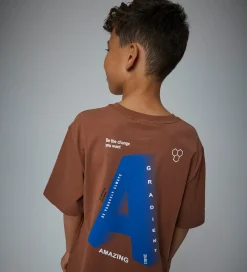 T-Shirt - NkmOakley - Carob Brown|Name It Discount