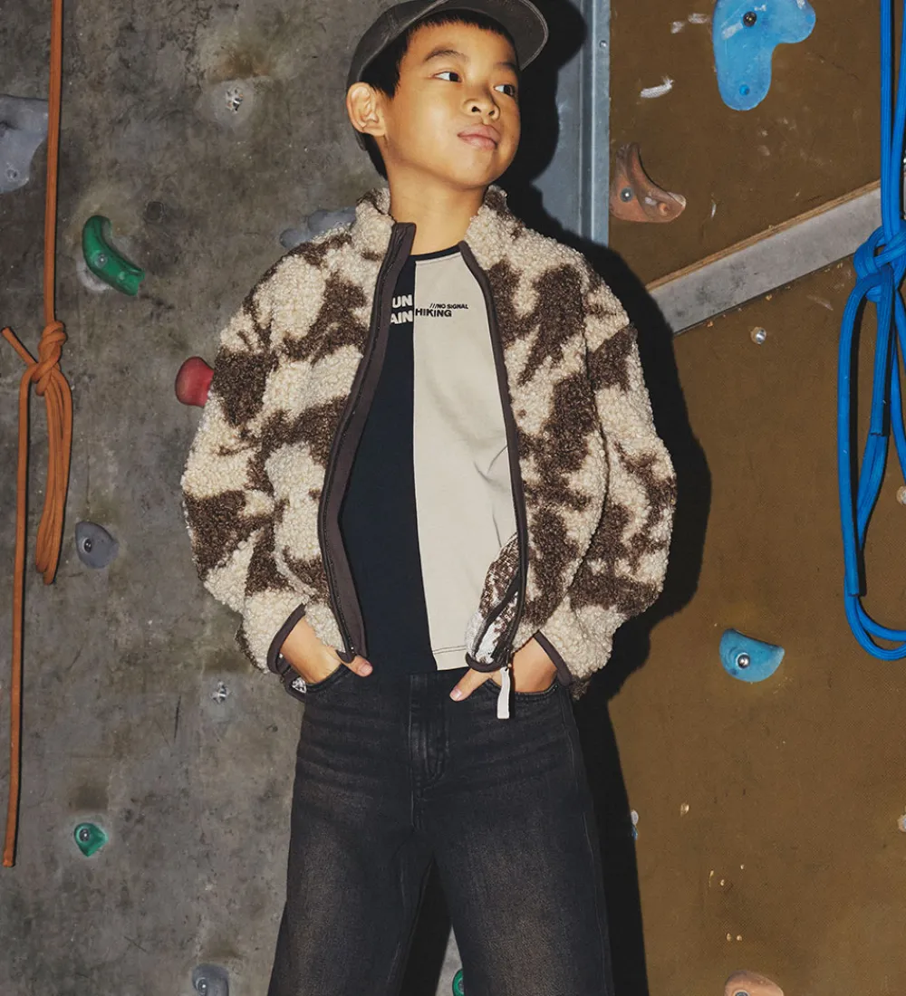 T-shirt - NkmOzzi - Sort/Beige|Name It Online