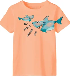 T-shirt - NmmPjarrie - Peach Nectar|Name It Discount