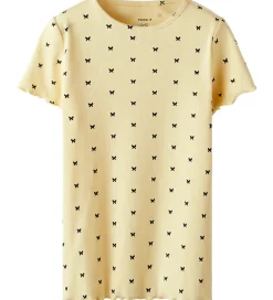 T-shirt - Rib - NkfKarlia - Double Cream|Name It Outlet