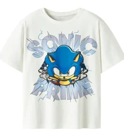 T-shirt - Sonic - NkmNemo - Cloud Dancer|Name It Discount