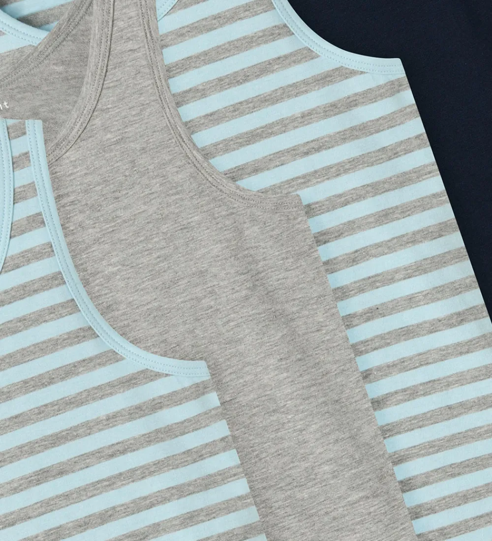 Undertrøje - Noos - 4-pak - NkmTank - Aquamarine|Name It Best