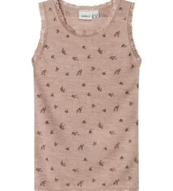 Undertrøje - Uld - Hulmønster - NmfWang - Shadow Gray/Sm|Name It New