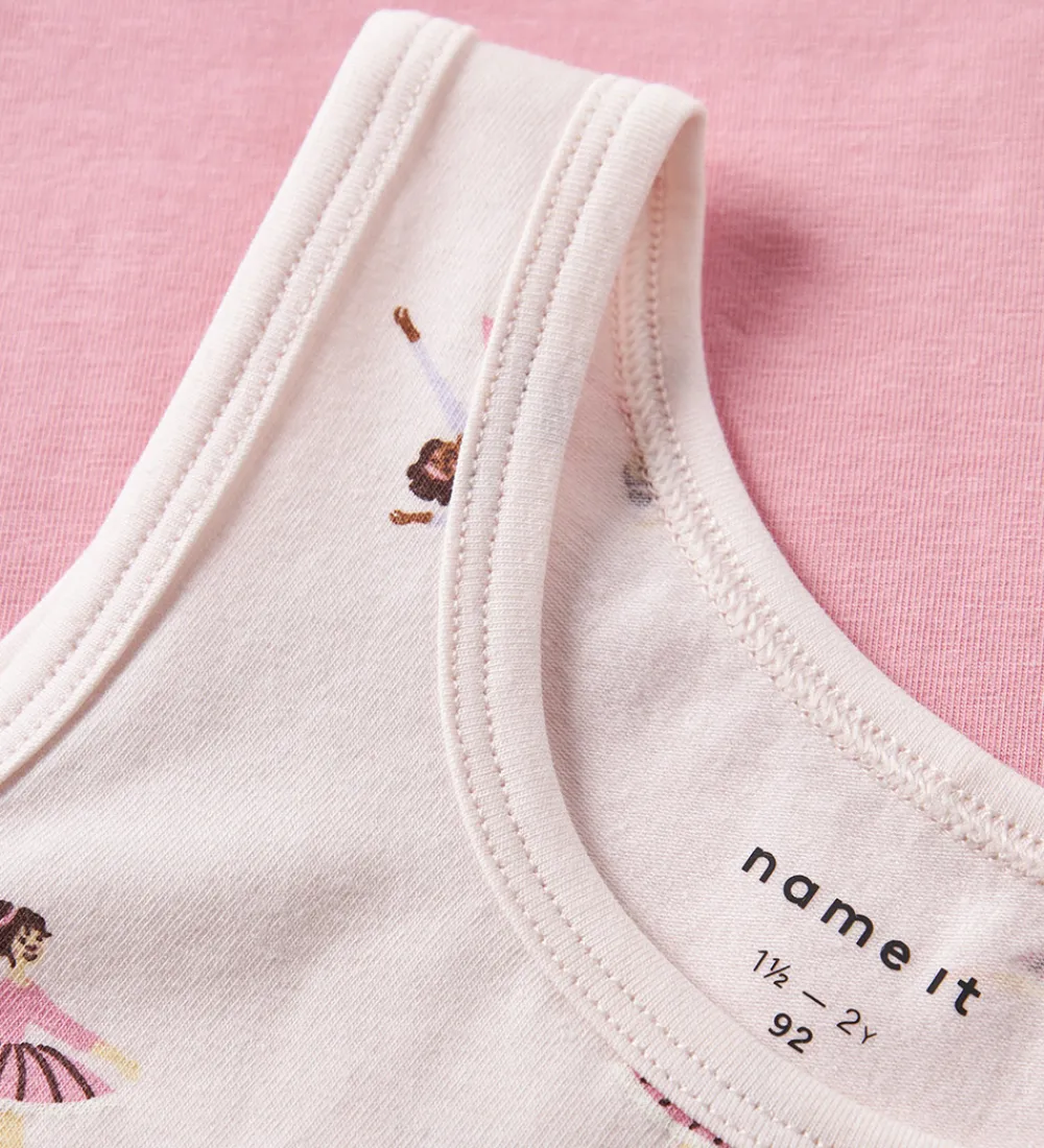 Undertrøjer - Noos - NmfTank - 2-pak - Pearl/Peony/Balla|Name It New