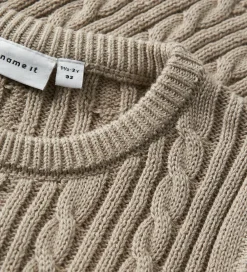 Vest - Strik - NmmRoman - Island Fossil|Name It Outlet