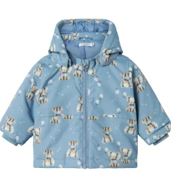 Vinterjakke - NbmMax - Rain Washed/ELEPHANT|Name It Sale