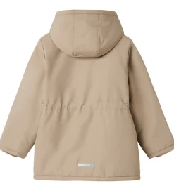 Vinterjakke - NkfMarlow - Silver Mink|Name It Best