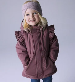 Vinterjakke - NmfSnow05 - Rose Brown m. Flæser|Name It Discount