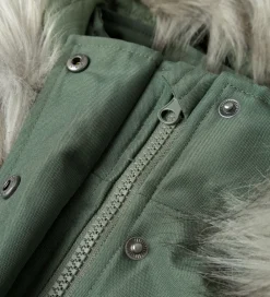 Vinterjakke - NOOS - NkfMilla Parka - Agave Green|Name It Outlet