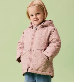 Vinterjakke - Noos - NmfMaxi - Woodrose/Flower|Name It Outlet