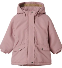 Vinterjakke - Parka - NmfMarlow - Woodrose|Name It Outlet