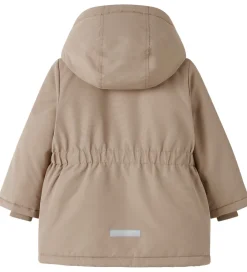 Vinterjakke - Parka - NmfMarlow - Silver Mink|Name It New