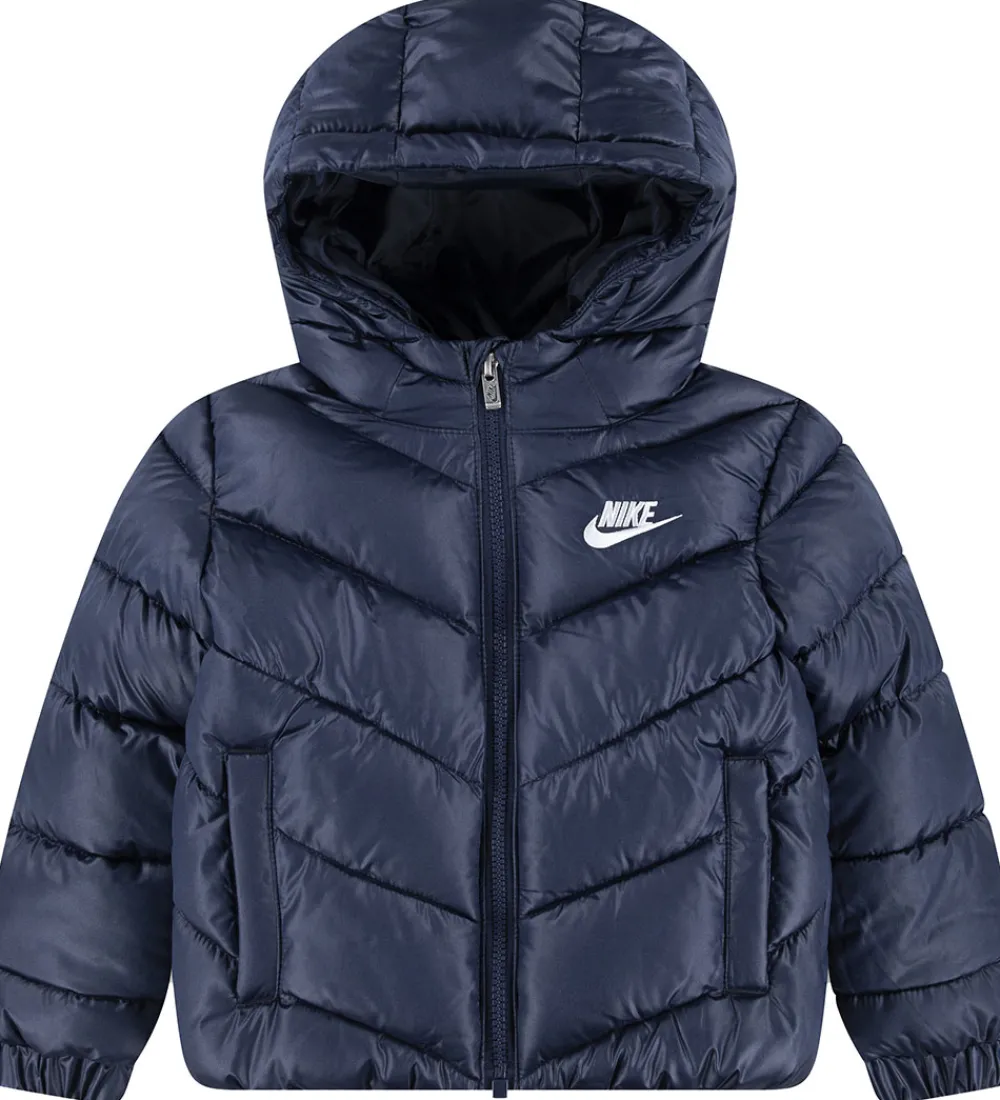 Dynejakke - Puffer - Midnight Navy|Nike Hot