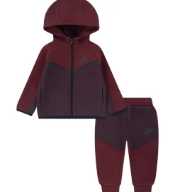 Sæt - Fleece - Team Red/Burgundt Crush|Nike Outlet