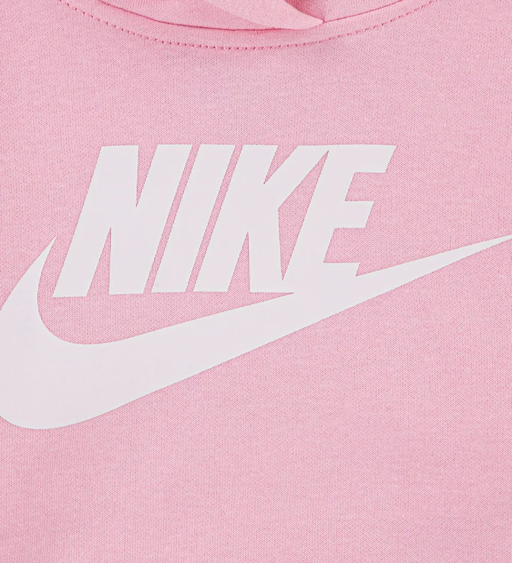 Sweatssæt - Hættetrøje/Sweatpants - Mineral Soft Pink|Nike