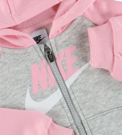 Sweatsæt - Soft Pink/Gråmeleret|Nike Outlet