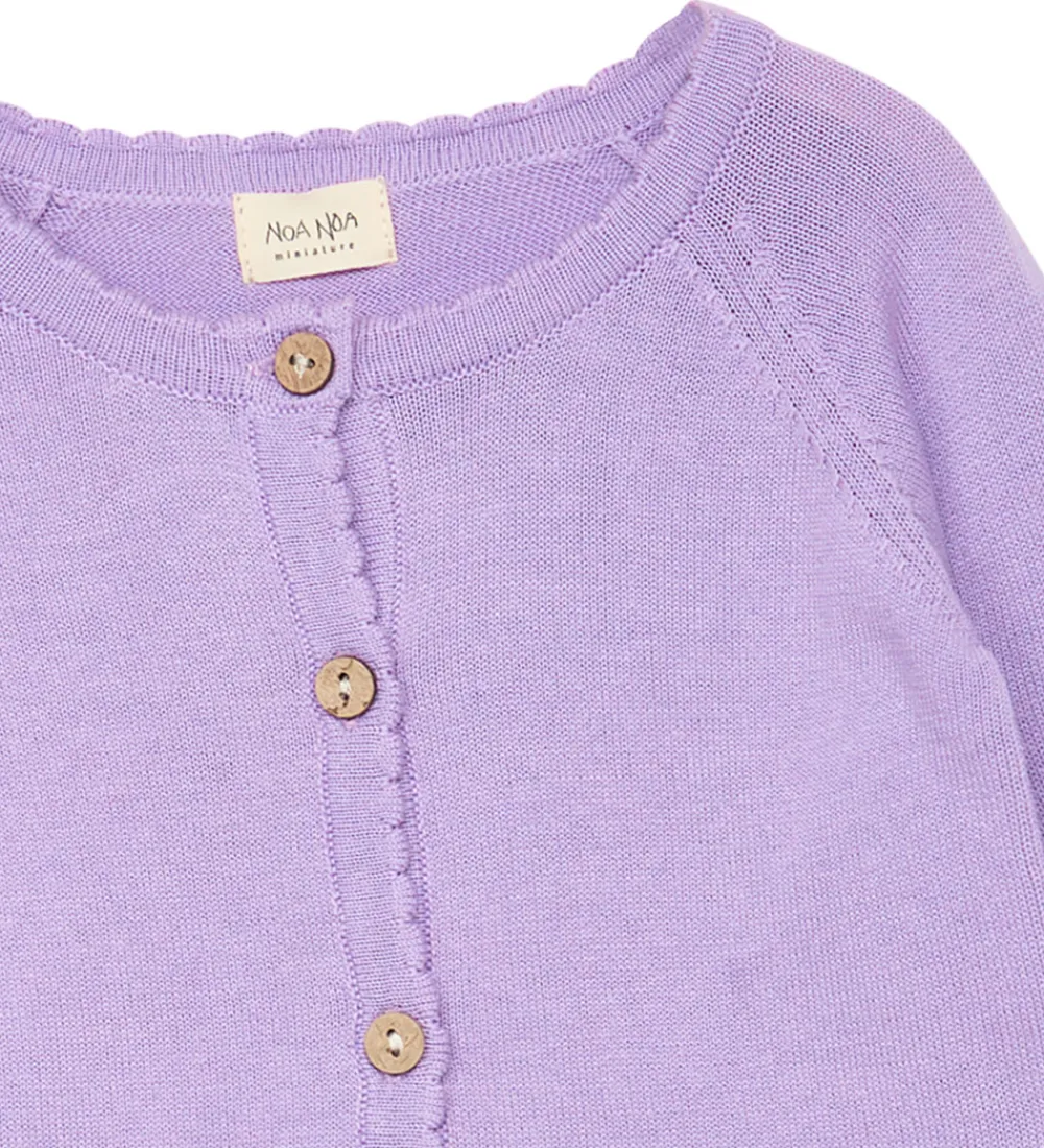 Cardigan - Strik - Baby KylieNNM - Orchid|Noa Noa miniature Clearance