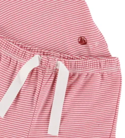 Nattøj - Peonia/Marshmallow|Petit Bateau Clearance