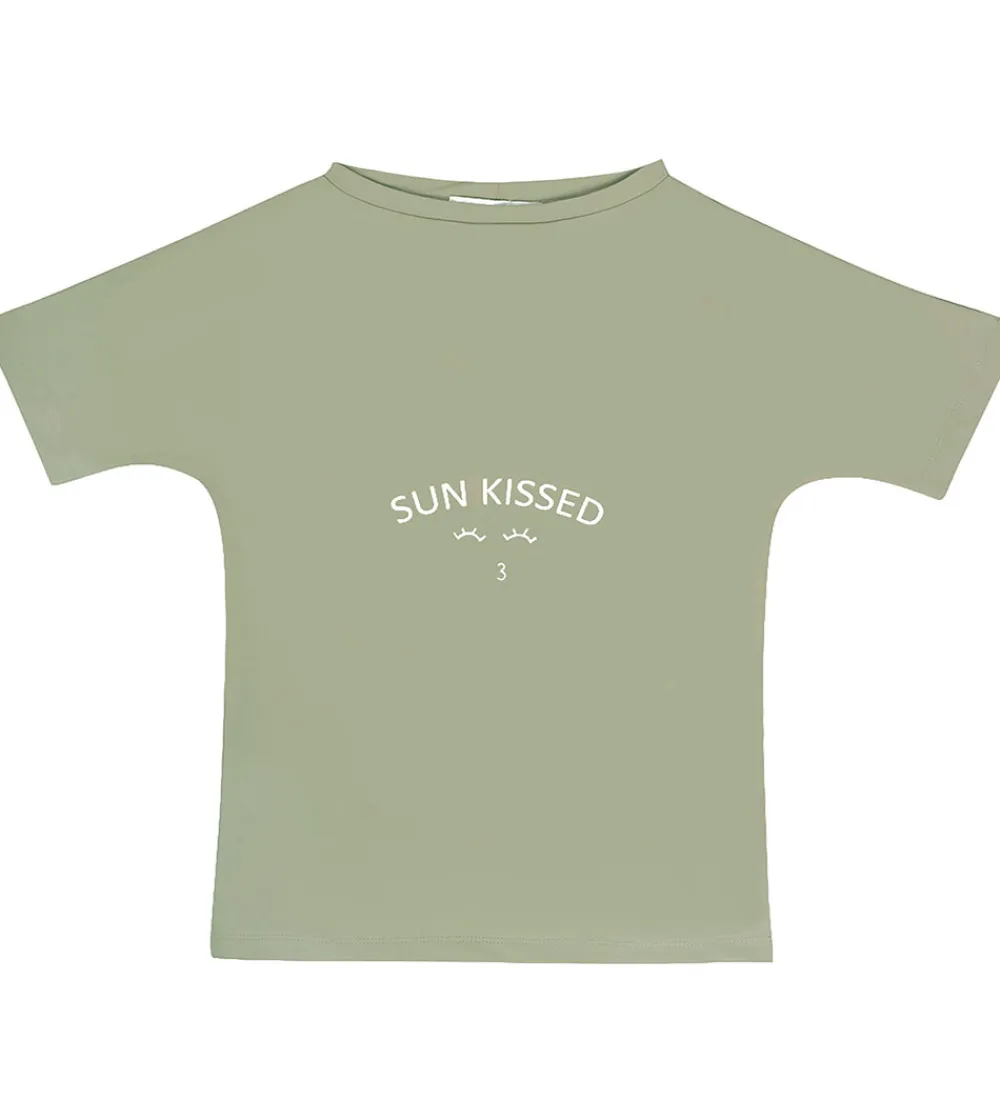 Badebluse - Luna - UV50+ - Olive|Petit Crabe Online