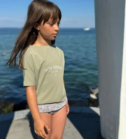 Badebluse - Luna - UV50+ - Olive|Petit Crabe Online