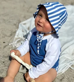 Badehat - Frey - UV50+ - Vertical Stripes|Petit Crabe Online