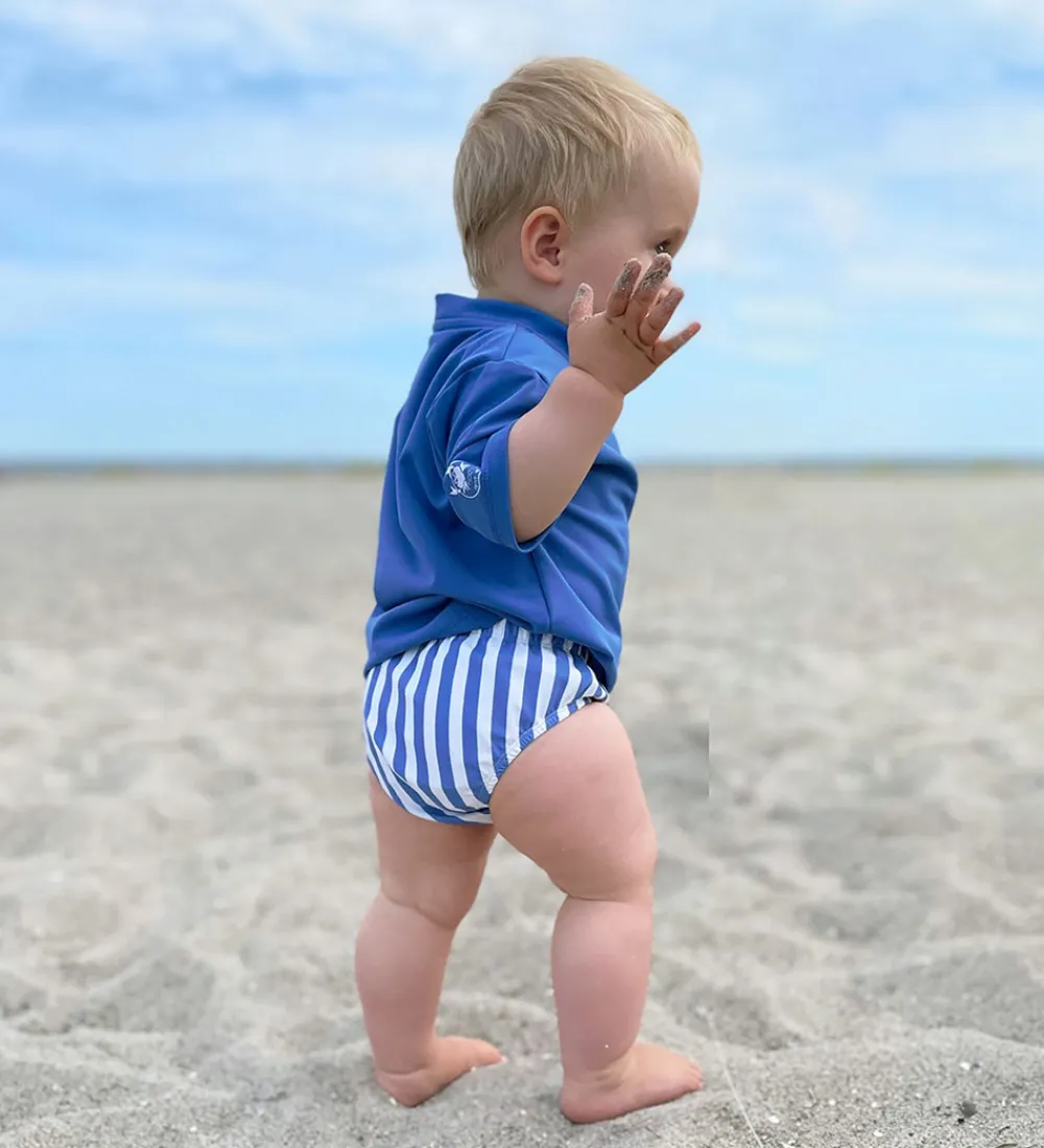 Blebadebukser - Leo - UV50+ - Vertical Stripes|Petit Crabe Best