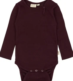 Body l/æ - Rib - Modal - Dark Grape|Petit Piao Clearance