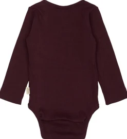 Body l/æ - Rib - Modal - Dark Grape|Petit Piao Clearance