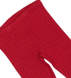 Leggings - Rib - Modal - Jet Red/Biking Red|Petit Piao Clearance