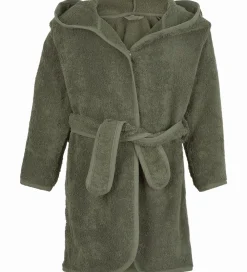 Badekåbe - Deep Lichen Green m. Drage|Pippi Baby Hot