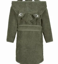 Badekåbe - Deep Lichen Green m. Drage|Pippi Baby Hot