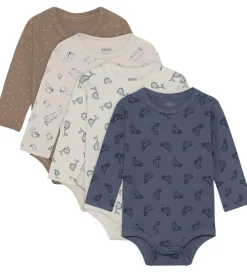 Bodyer l/æ - 4-pak - Flint Stone|Pippi Baby