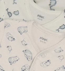 Natdragter m. Fødder - 2-pak - Flint Stone|Pippi Baby Best