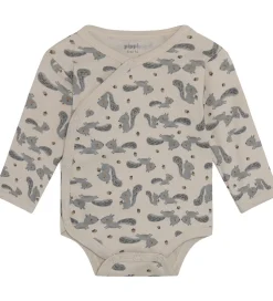 Slå-om Bodyer l/æ - 4-pak - Rainy Day|Pippi Baby Clearance