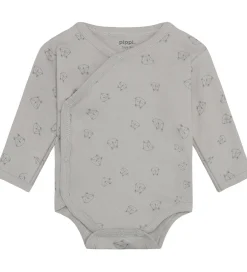 Slå-om Bodyer l/æ - 4-pak - Rainy Day|Pippi Baby Clearance