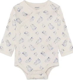 Slå-om Bodyer l/æ - 4-pak - Flint Stone|Pippi Baby New